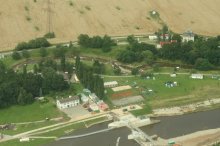Vodácký areál Lídy Polesné - Letecký pohled Vodácký areál Lídy Polesné - Letecký pohled